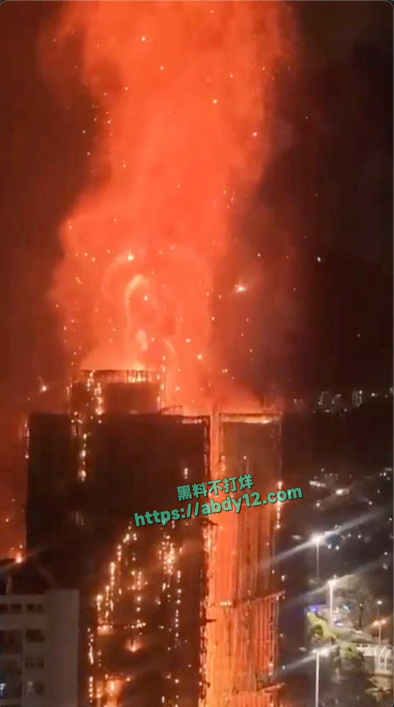 香港大埔宏福苑维修工地起火 20