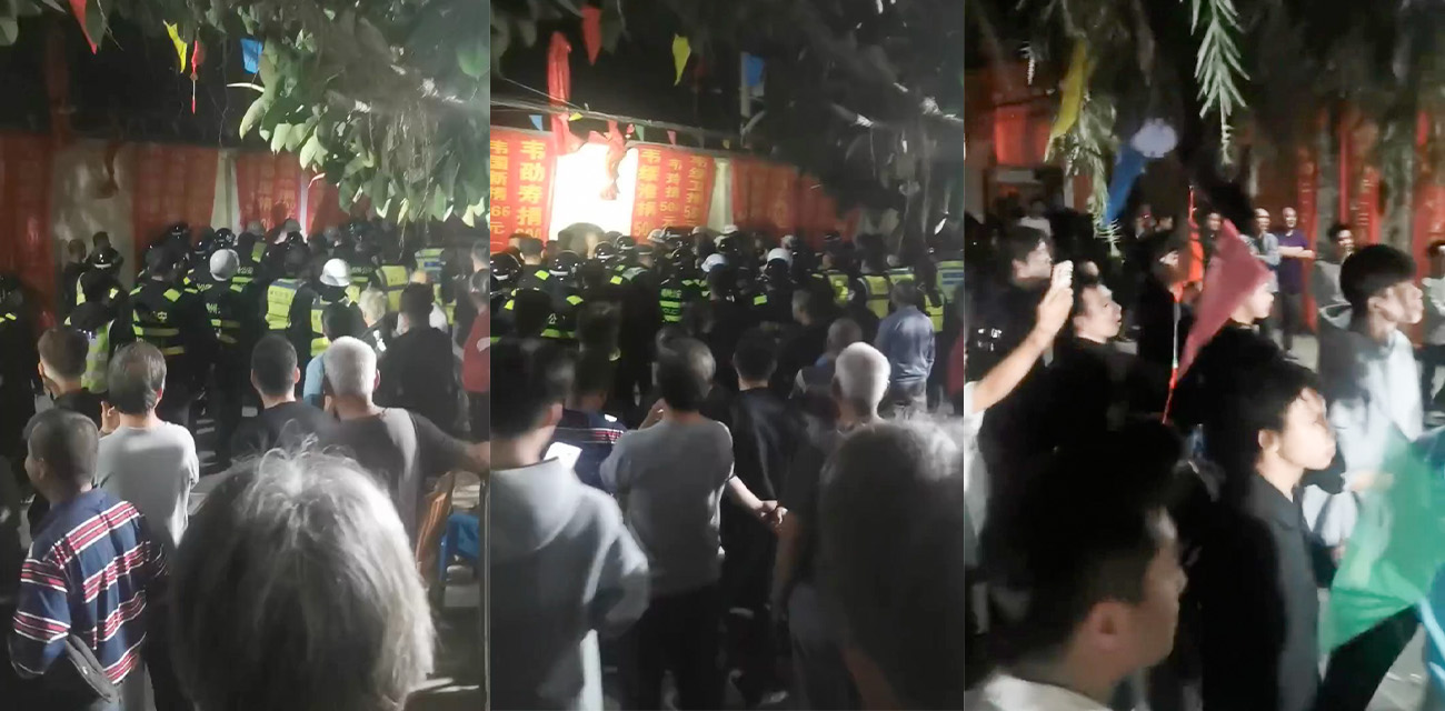 广西横县太宁村大战樟木村 清明节祭祖引发的斗殴 警察来了都没办法