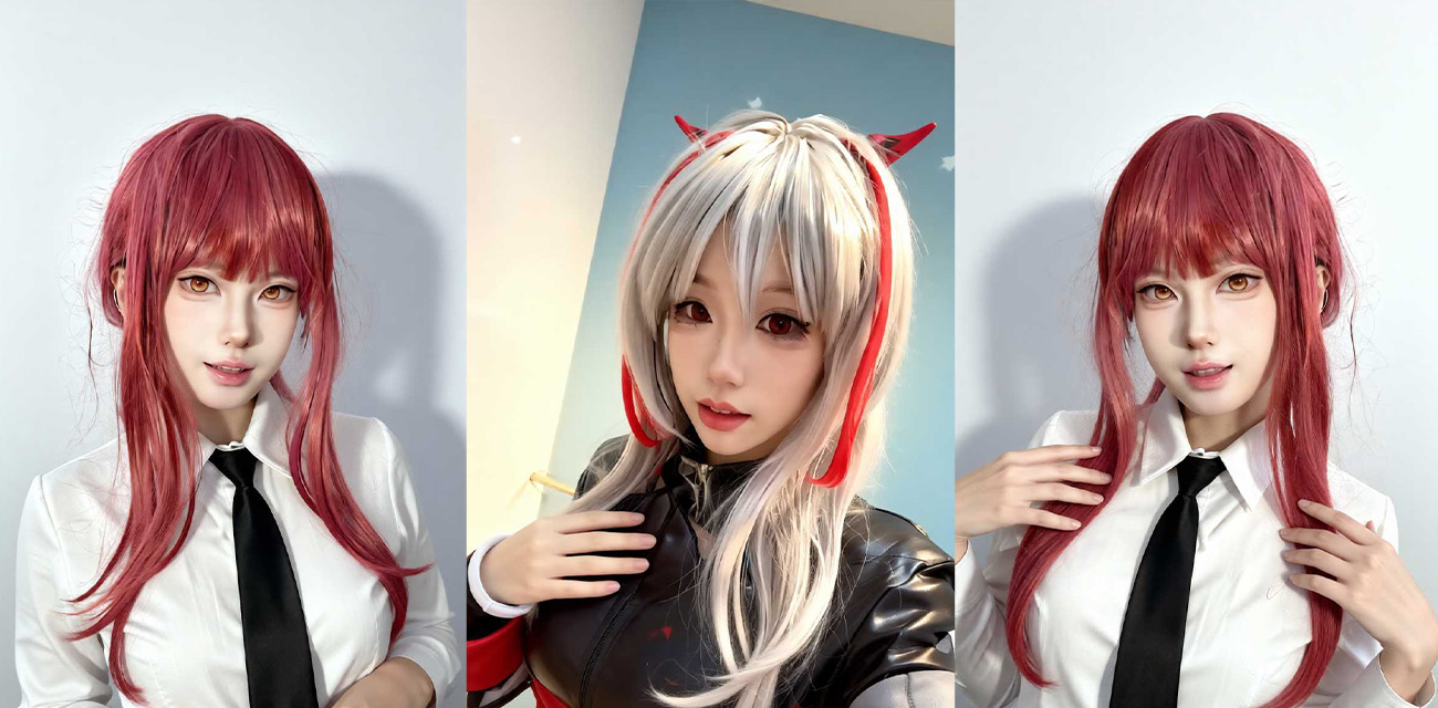 栗栗子蓝白Cosplay诱惑至极 大奶子丁零当啷的 让你看的鸡吧硬邦邦