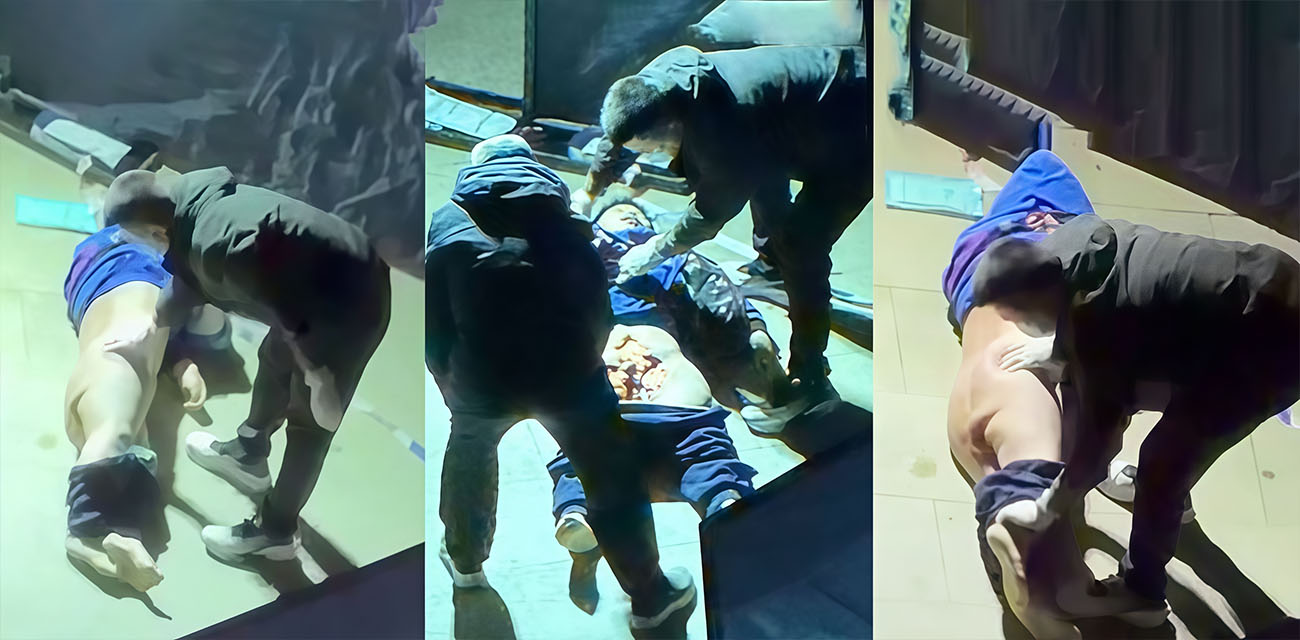 偷情男子被抓现行下体惨遭割鸡 鸡吧蛋蛋全被切掉血窟窿