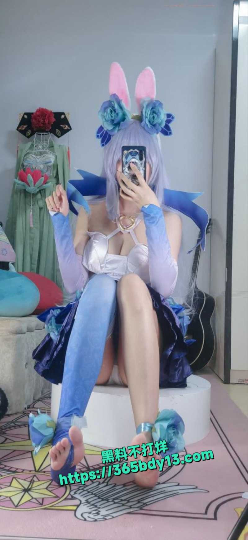 福利姬沐沐酱Cos王者荣耀公孙离4
