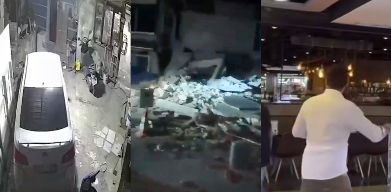 土耳其巴勒克埃西尔突发6.1级地震 震中心森德格镇房屋坍塌 监控画面震撼全网