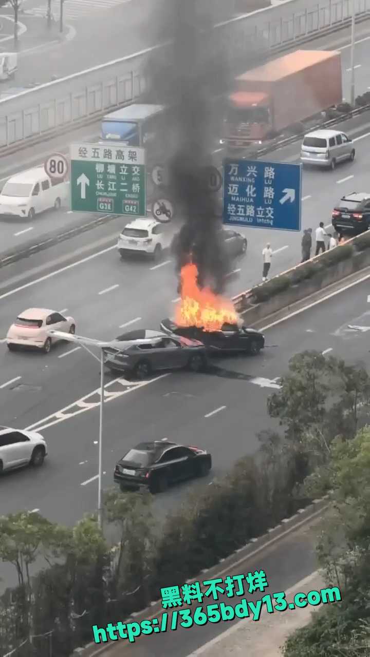 南京 栖霞大道 蔚来 比亚迪新能源 车祸 5