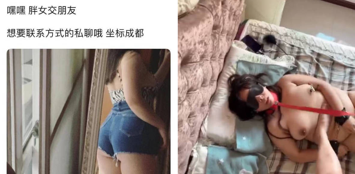 四川音乐学院环境艺术设计系大三学生 熊雨 成都《BBW圈》头牌的肥坦克卖批母狗！