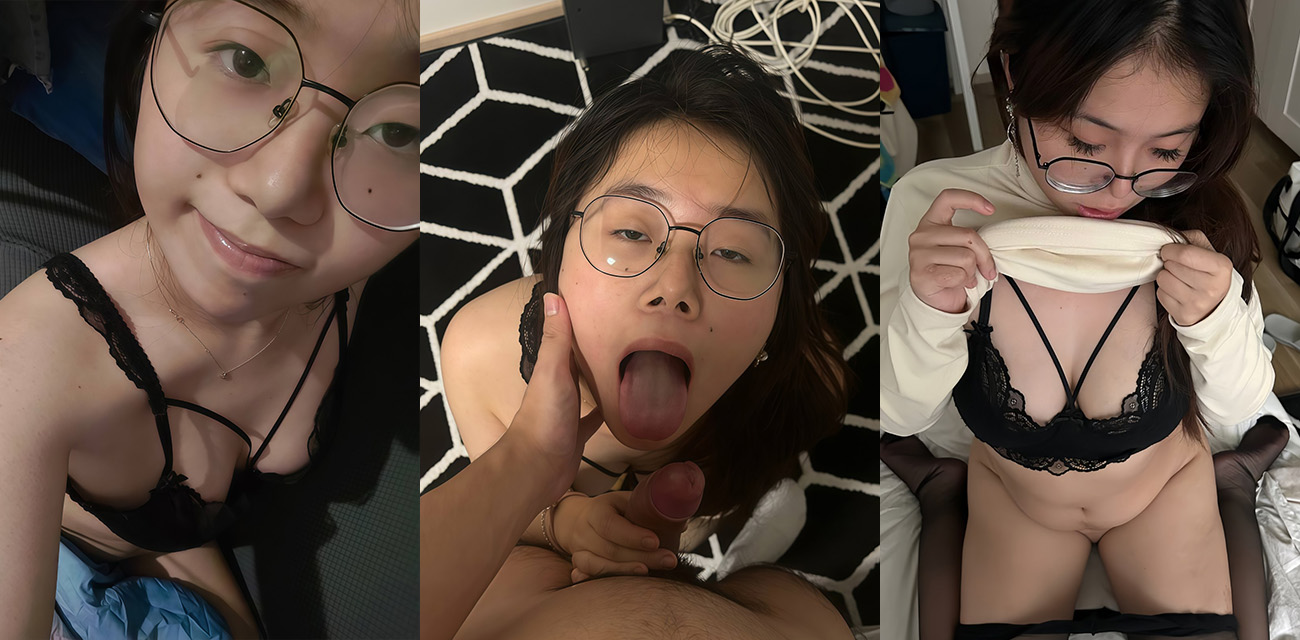 眼镜妹清纯反差 被老司机调教成淫荡母狗 各种花活层出不穷