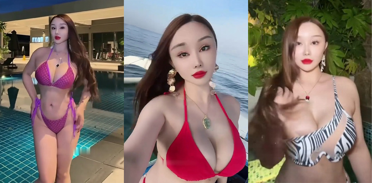 抖音65万粉丝擦边网红 困困鱼 最新福利私拍 比基尼巨乳尤物自慰骚到骚到极致