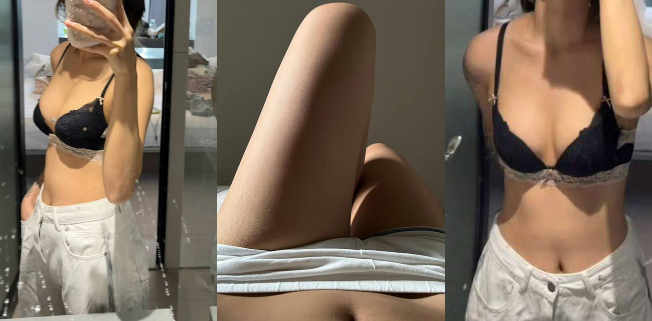 高颜值福利姬小梅 穿衣显瘦脱衣有肉 和金主床上私拍视频流出