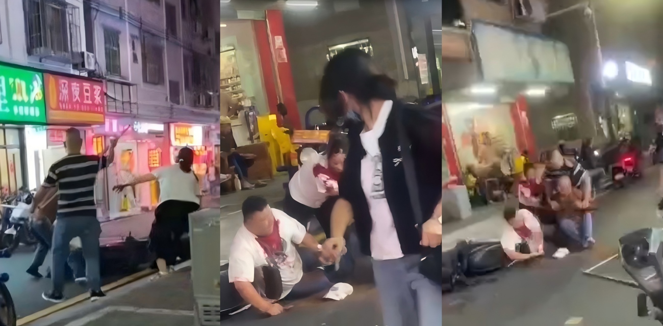 深圳龙岗横岗新光一街捉奸砍人 30岁丈夫刀捅情夫 街头复仇血案震惊全网