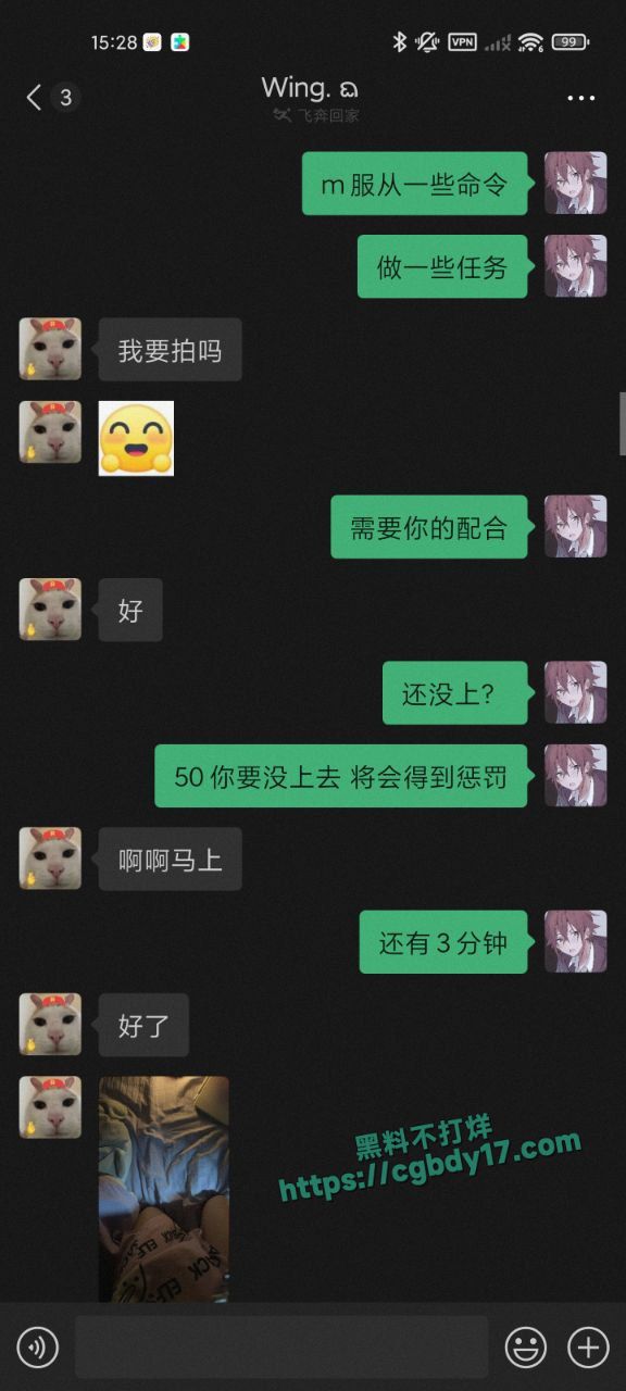 上海某学院的在校19岁女大学生王佳冀 在求主人调教他5
