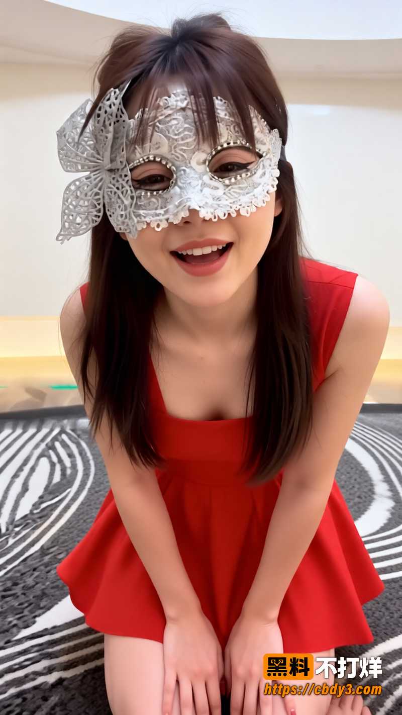 Yuki红衣面具口交抓发伺候肉棒2