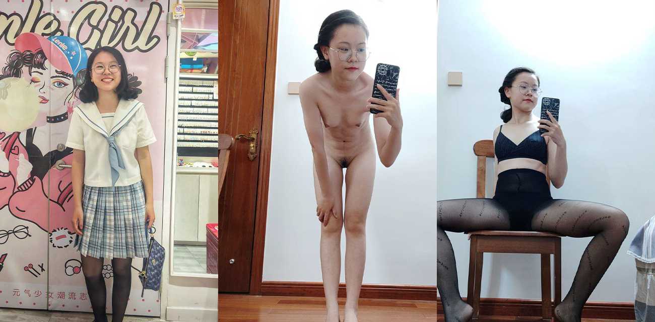 浙江金华00后眼镜妹韩茹华 全程露脸假肉棒跳蚤自慰 网聊投缘随时线下可操