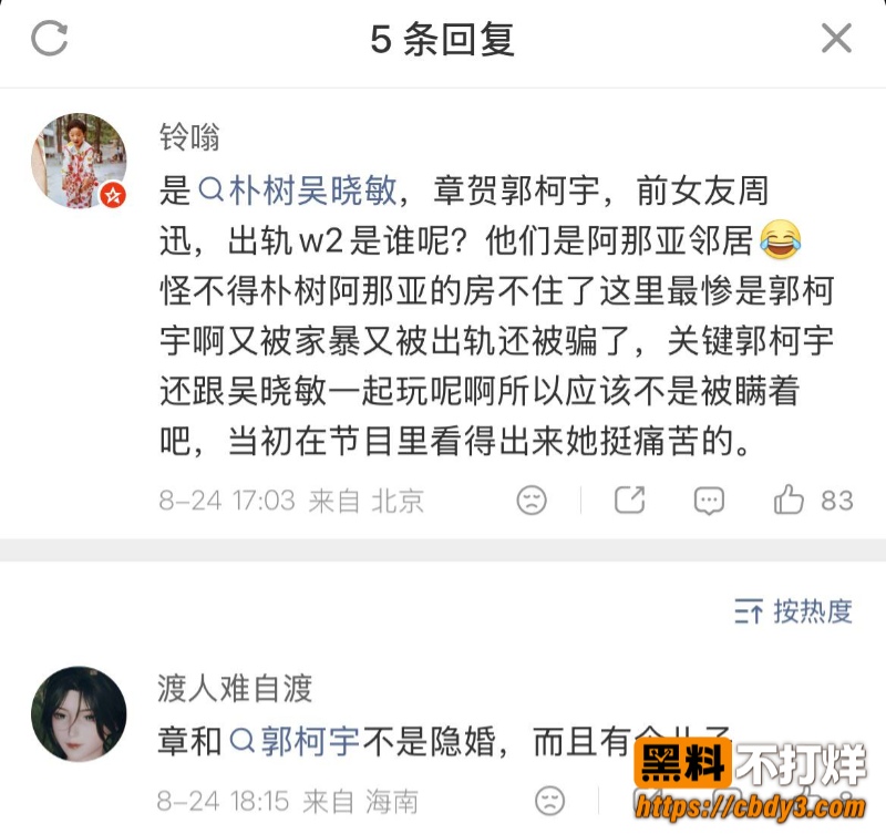 歌手朴树出轨演员王子文05