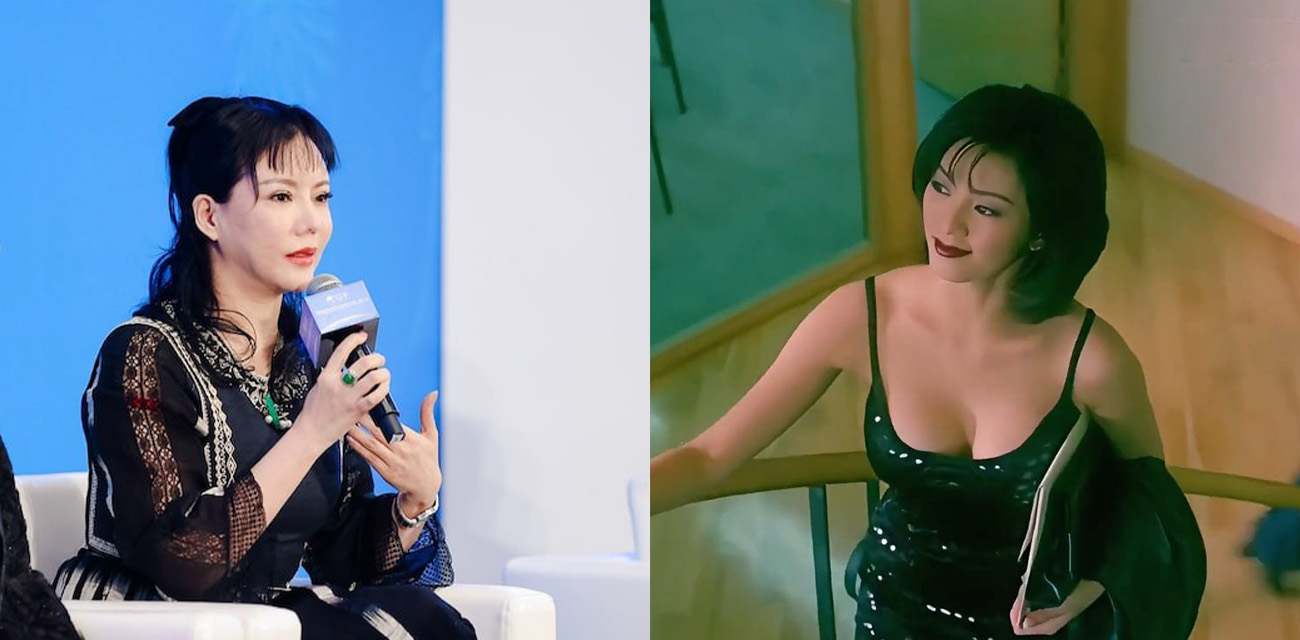 前香港三级片女王彭丹出席国家外交活动 弃医从文的见过了弃逼从政的头次见