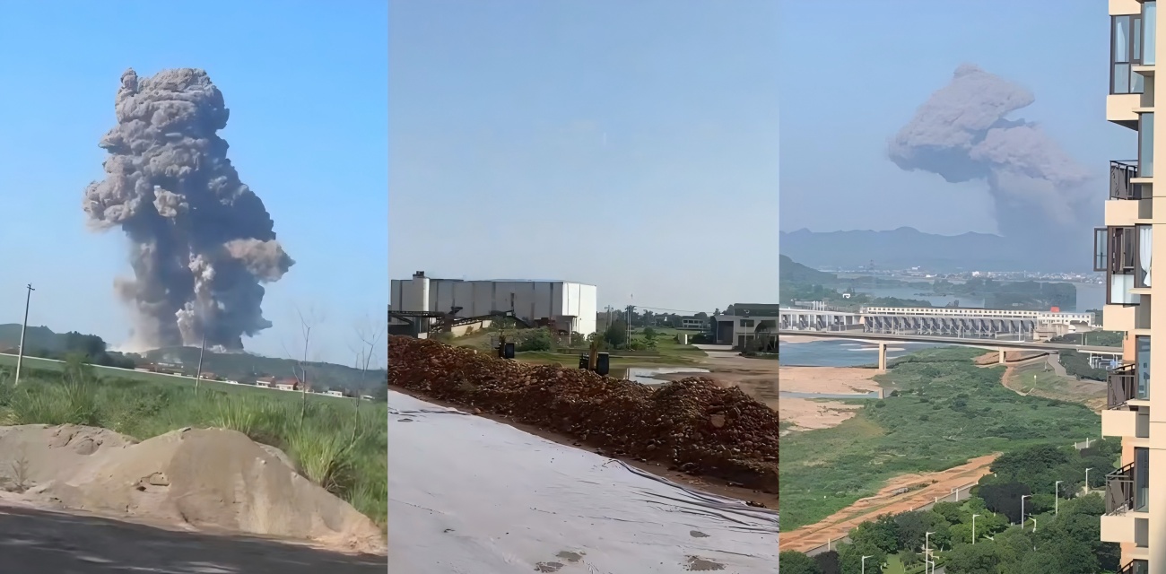 湖南临澧停弦渡山洲花炮厂突发惨剧 浓烟冲天窗碎屋损 救援争分夺秒
