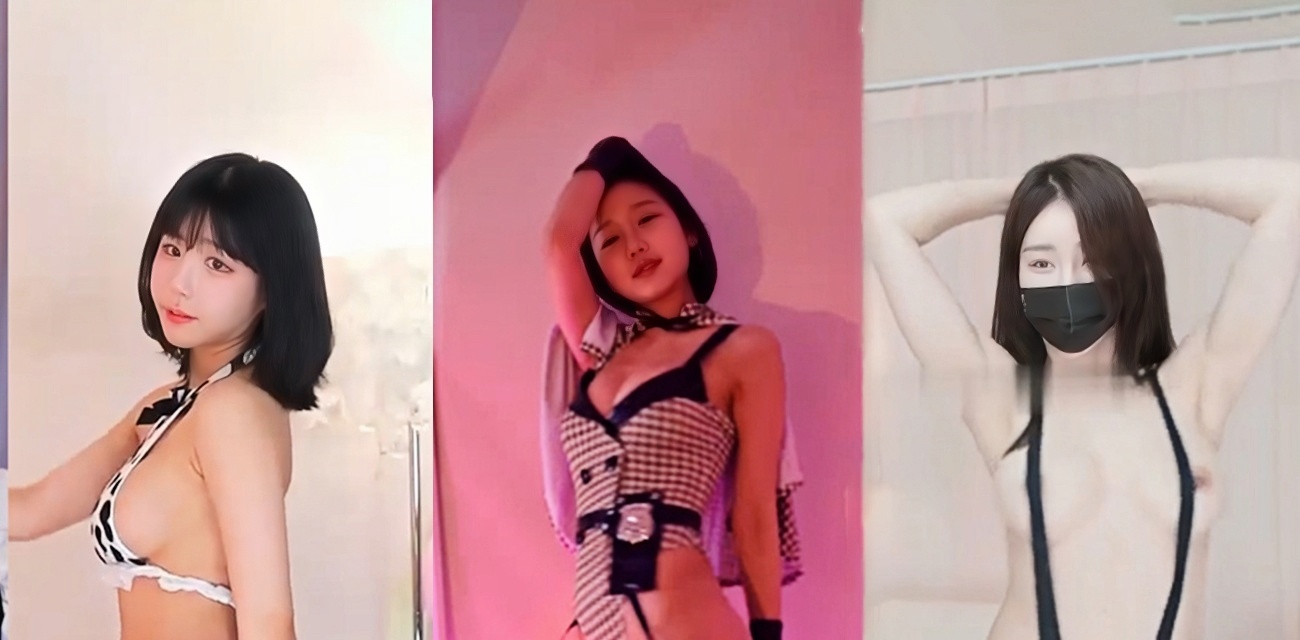 抖音风混剪寸止挑战红框高能 各种性感装扮女神被玩到喷水