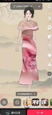 抖音旗袍万福图23