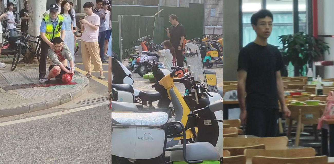 武汉大学第四食堂突发无差别砍人事件 疑似学生毕业论文被卡 随机杀人泄愤报复