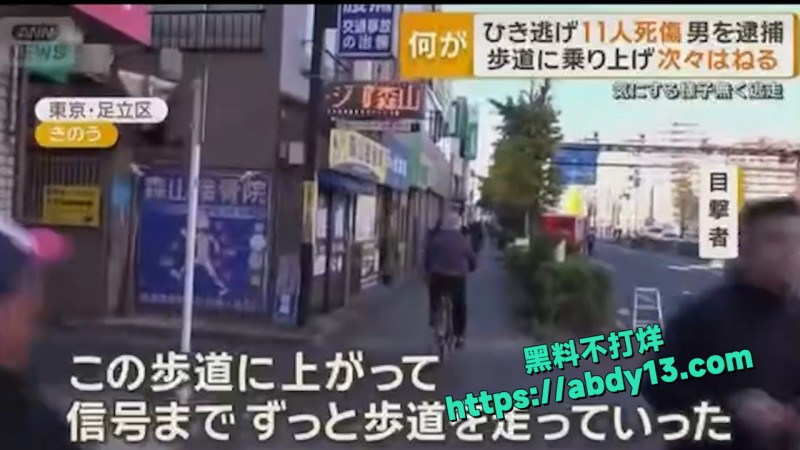 东京撞死11人 13