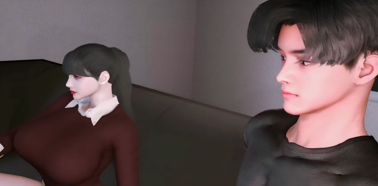 NTR主题的3D动画 美艳妈妈的意外插入 浴室电影院妈妈的骚动