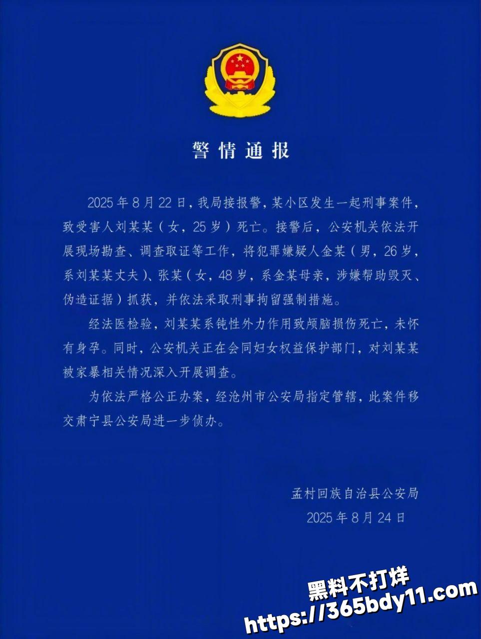孟村金昊杀妻1