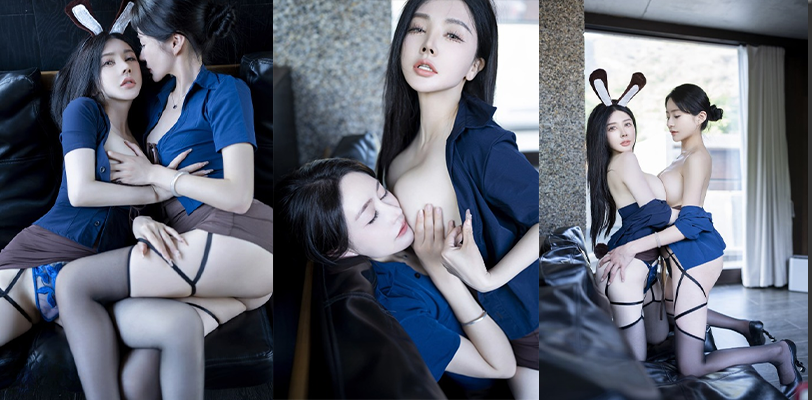 重磅福利高价购买分享 秀人网模特潘娇娇带闺蜜3P 巨乳美腿姐妹花爽死大佬了