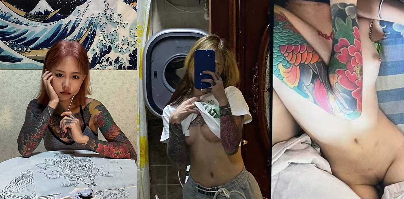 天津纹身精神小妹哪吒 性瘾少女喜欢勾引有妇之夫 M属性拉满