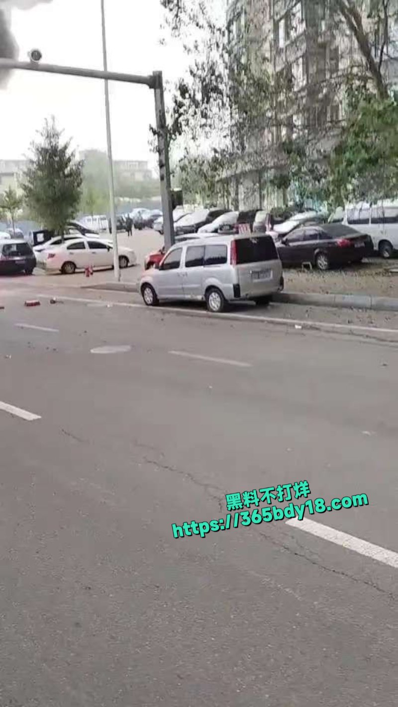 辽宁省丹东市公交车起火6