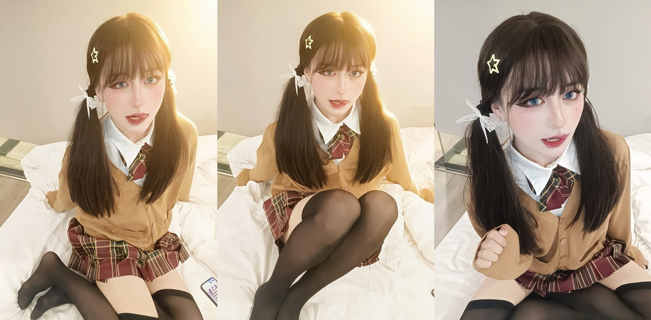 JK萝莉系伪娘大曝光 超可爱萝莉裙下竟藏男儿身 激情自慰反差挑逗魅力拉满