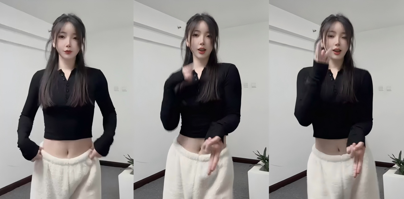 北京女子深夜狂欢 男友在旁熟睡其大胆风骚自拍 热舞自慰双重高潮
