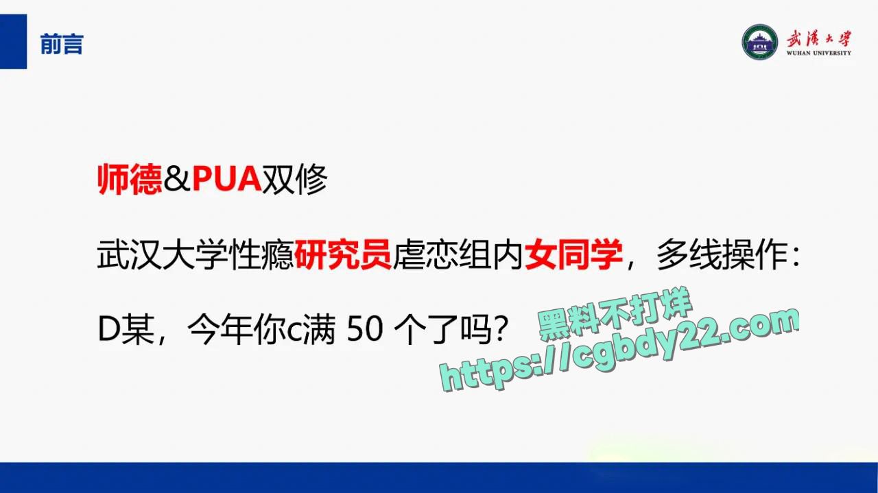 武汉大学副教授段磊出轨多名学生3