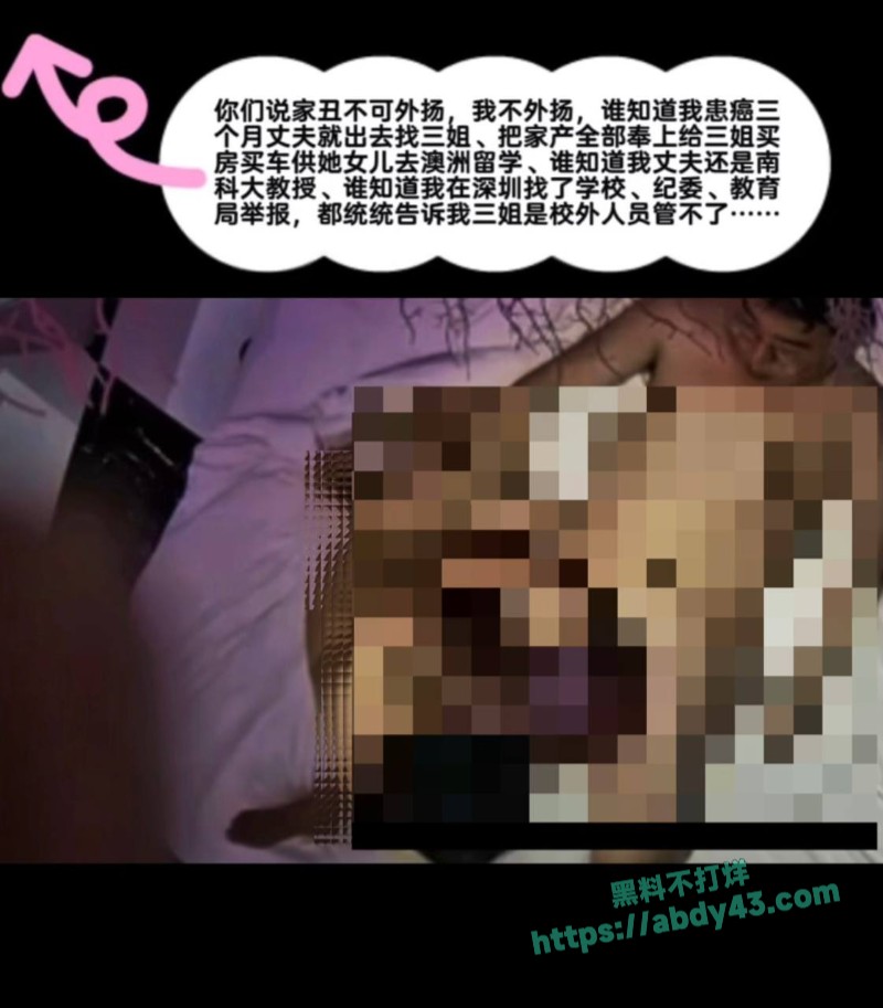 南科大教授徐景平包养小三14