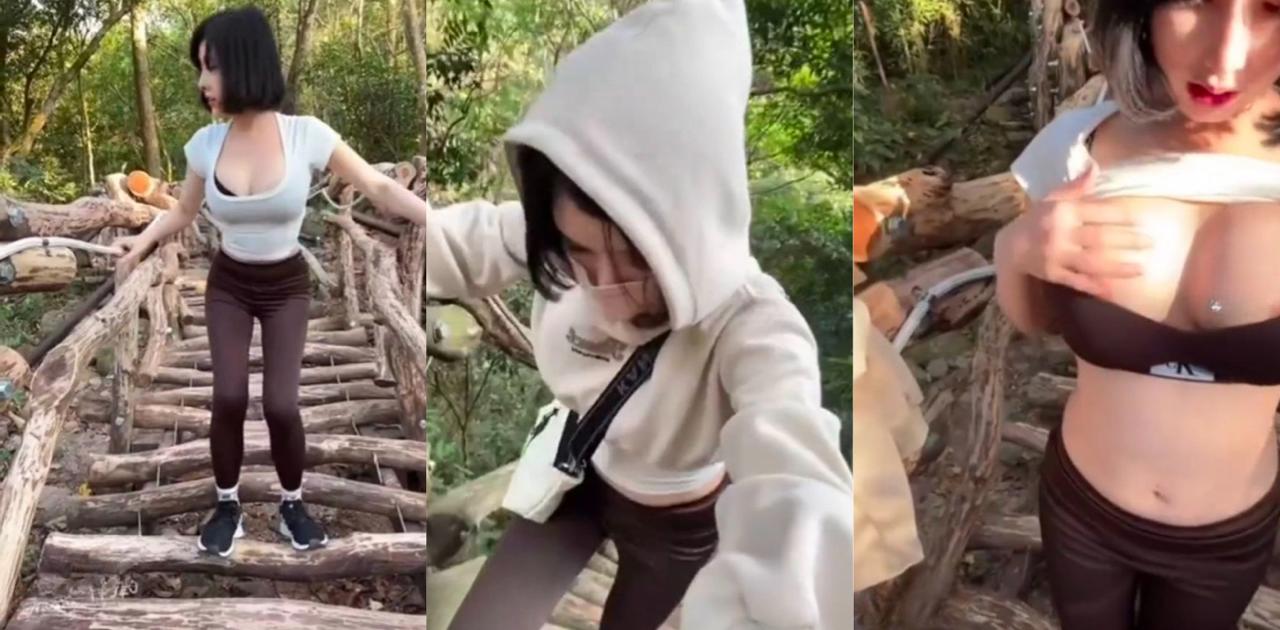 李娜娜爬山遇险 爆乳瑜伽裤妹被强制猥亵 羞耻高潮
