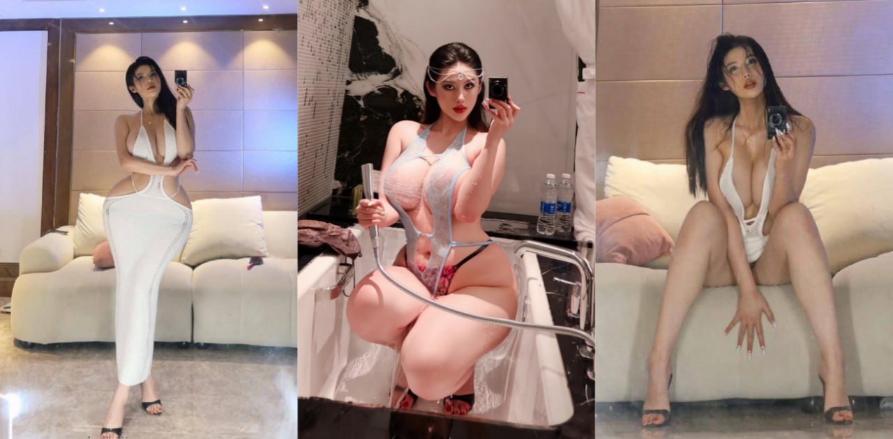 抖音丰乳巨臀母狗网红 山雀queen 身穿红色皮衣的私拍福利！