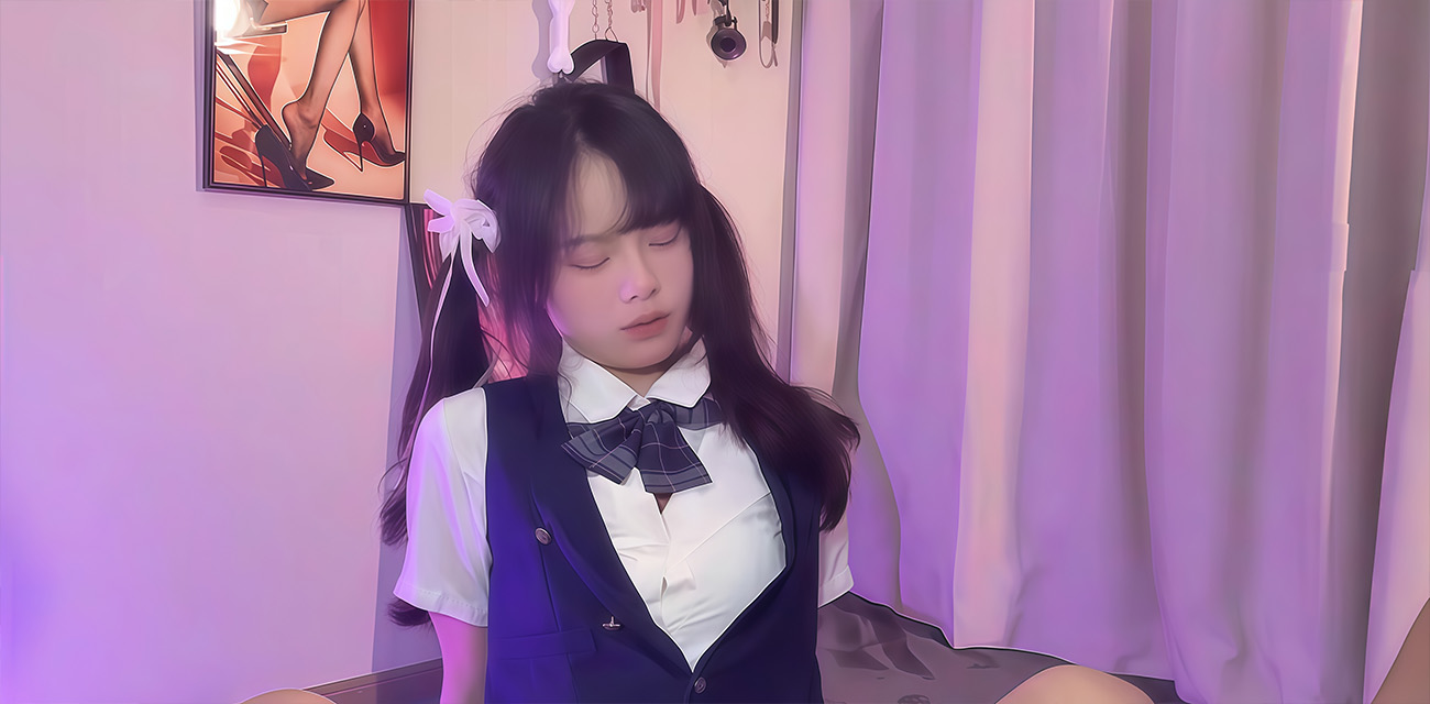 学生妹勾引法国外教 高颜清纯长腿翘臀媚老外 口交服侍洋人大屌