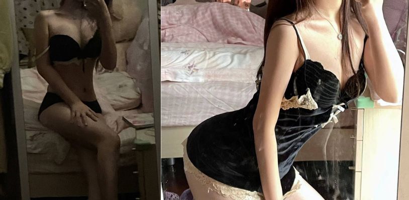 精品白皙美乳反差女神 小内裤褪到腿弯处 大尺度抠逼自慰爽的不可自拔