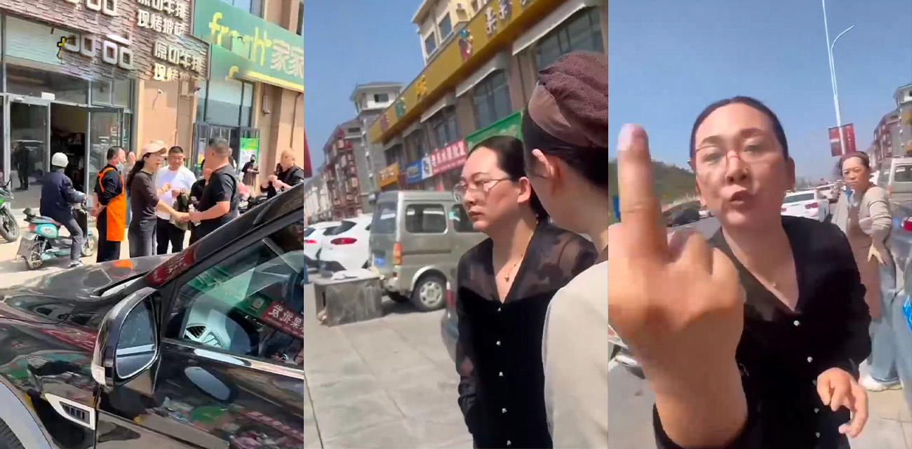 山东栖霞尚记甜品原配抓小三现场实录 暴躁小三还当场跟原配叫板相互撕逼