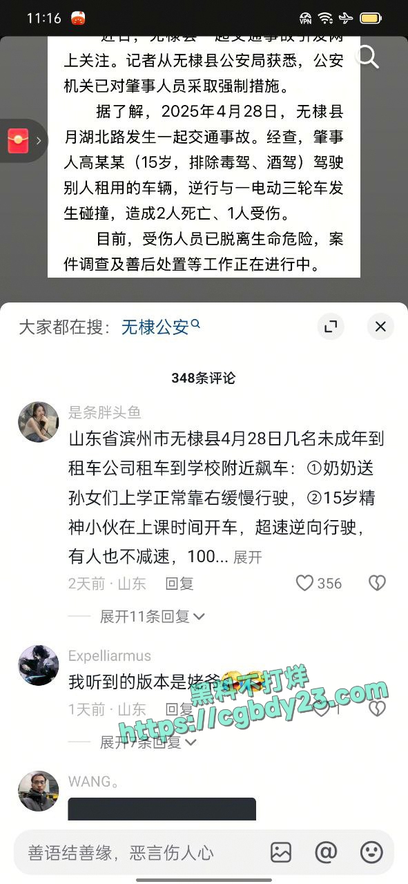 奶奶送两个妹妹上学被车撞死6