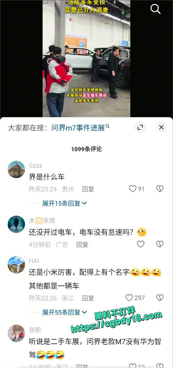 沈阳车展连撞四车3