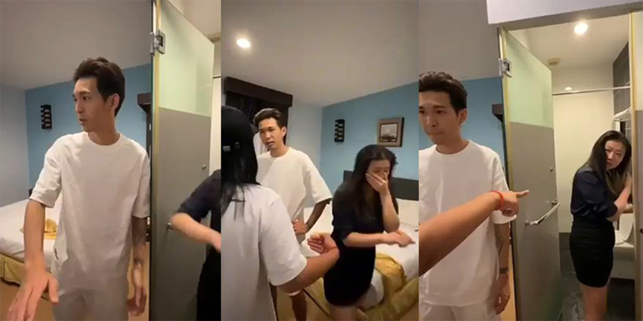 马来西亚渣男（啊辉）老婆孕期出轨被抓奸 妻子一气之下把老公出轨做爱视频爆光