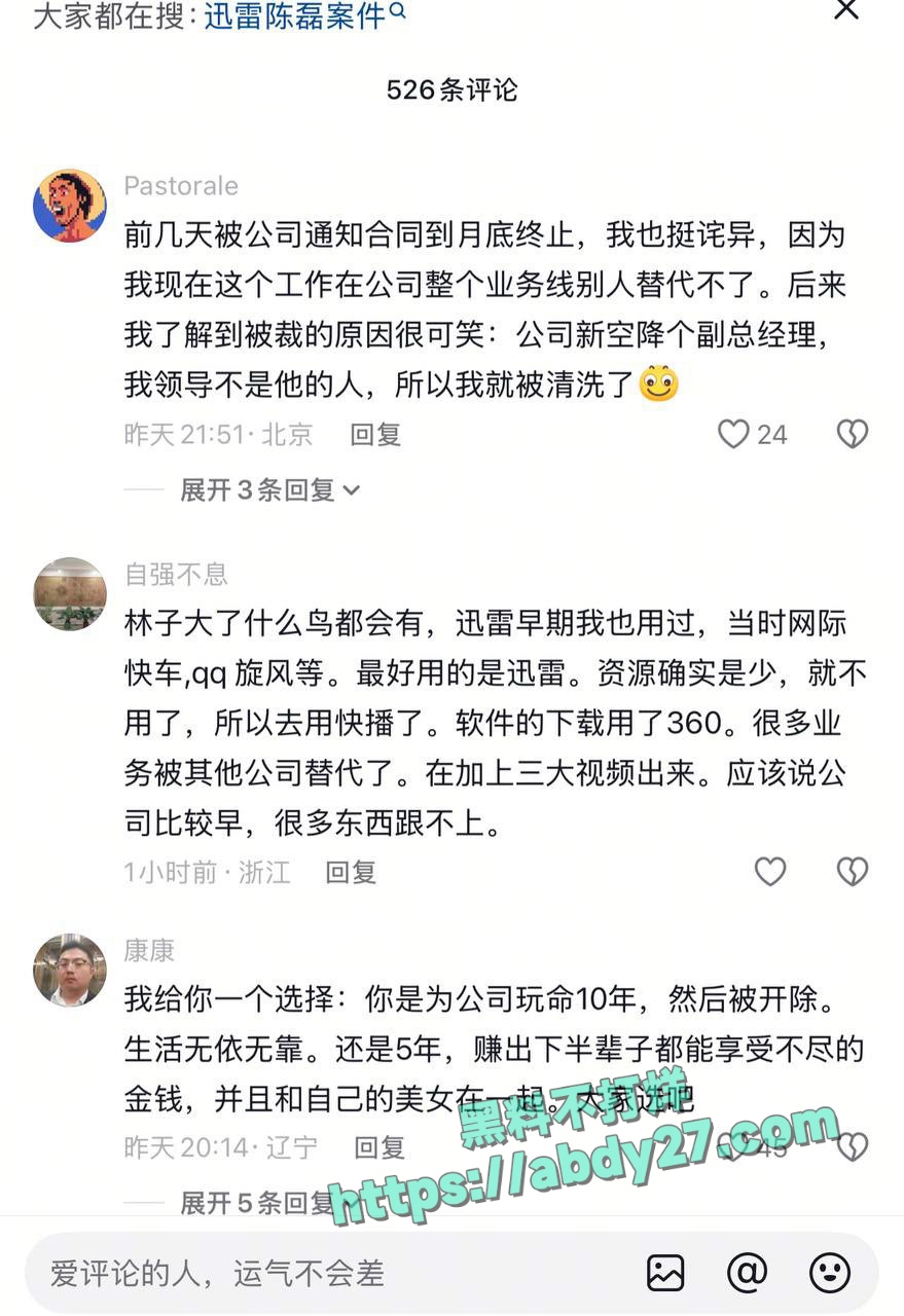 迅雷前CEO陈磊带情人董鳕卷款跑路 14