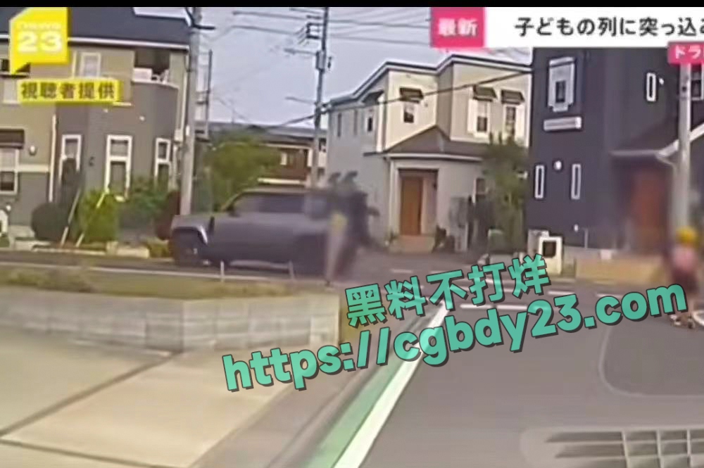 两名中国籍男性驾驶豪车撞伤4名日本小学生后逃逸 5
