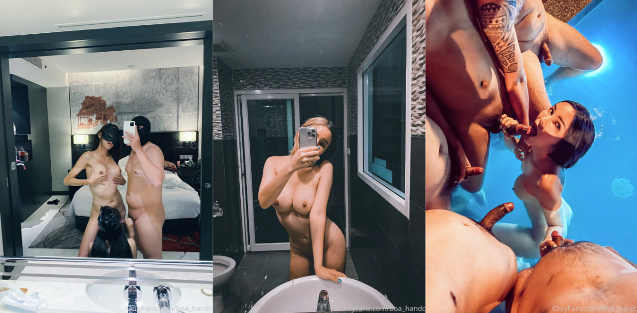 Onlyfans泰国网黄“boa_handcock主打的绝技是一个战群雄！被三人“骑虎难下”