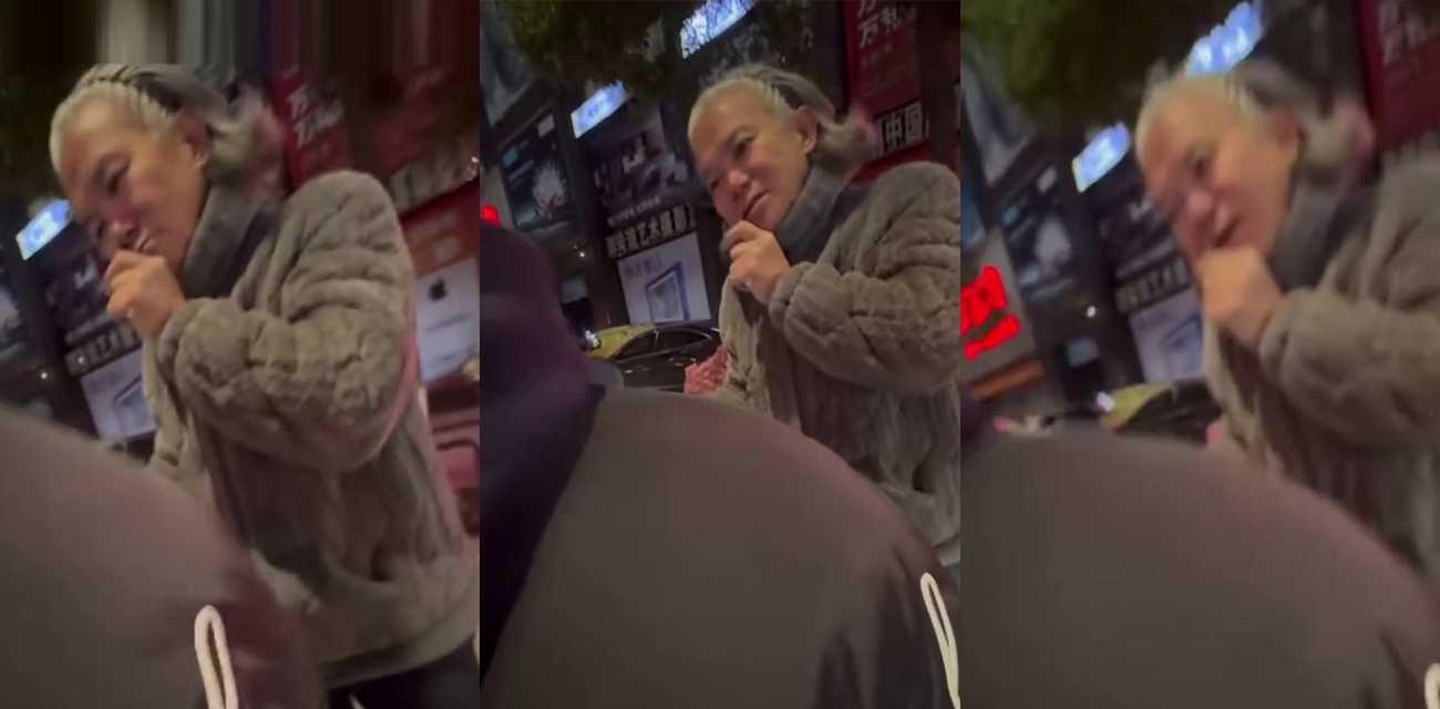 两女孩好心扶人反遭言语骚扰 商场路边惊现荒唐一幕 情绪激动言语不当