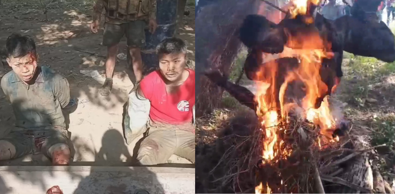 重口慎入!缅甸军方烧死活生生的人之后还在喝酒庆祝?!简直不把人当作人看待!