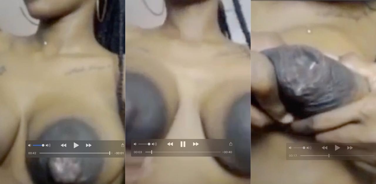 重口猎奇 黑人少妇巨大黑晕占奶子三分之一 乳头大如馒头挤奶水
