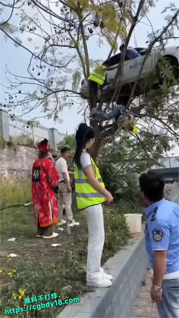 宜宾长宁飞车 上树