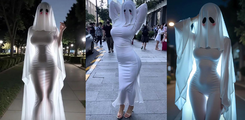 万圣节重磅福利 全网独家 红杏子夫人幽灵娘唯一露点视频 超模身材甩奶诱惑