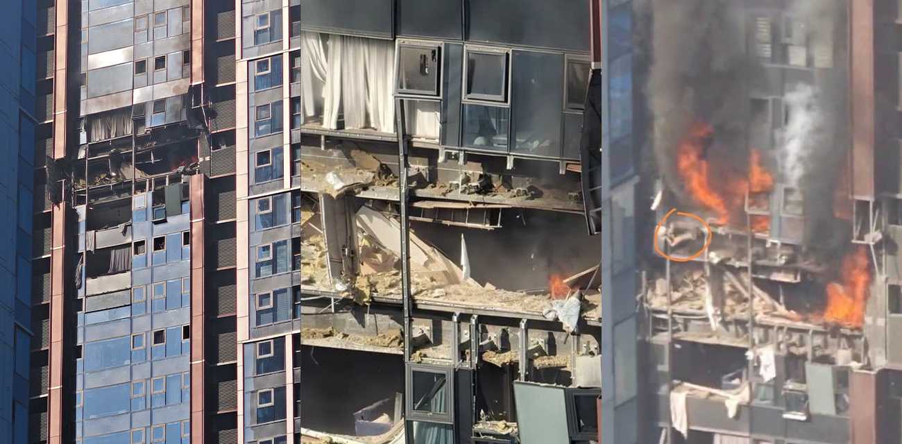 深圳南山区粤海街道悦府二期一栋 燃气爆炸消防设施形同虚设 受害者不堪大火跳楼自尽