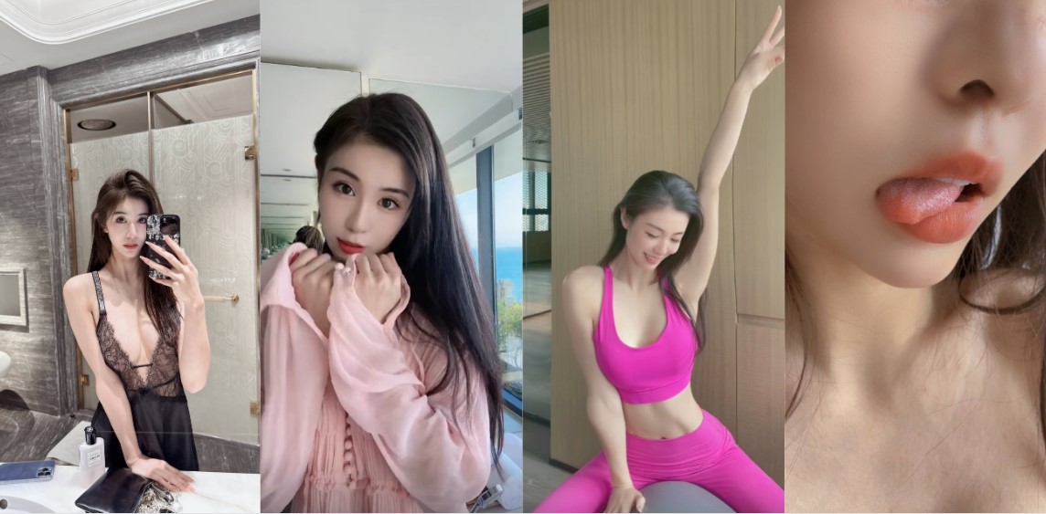 抖音网红 汐然古一女孩 天天搞大尺度直播 还有付费直播福利