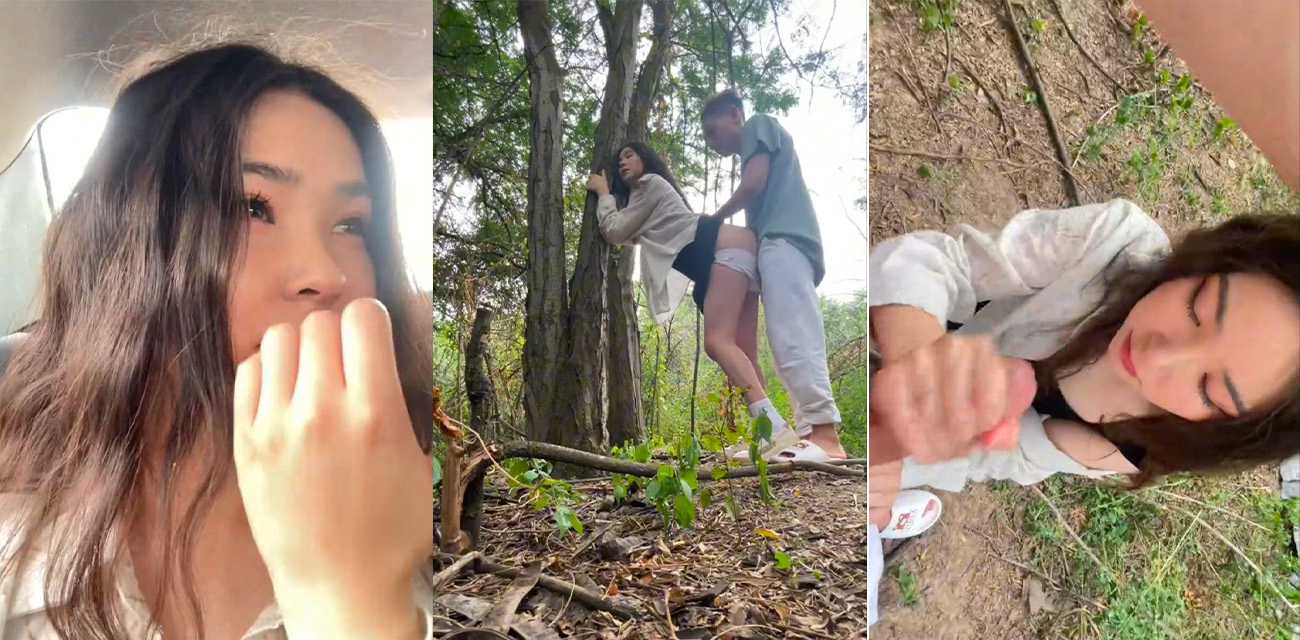 美女主播勾引路人系列 勾搭精神小伙去小树林野战 刺激感直接拉满